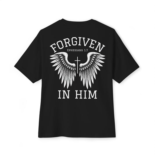 FiveStones- FORGIVEN IN HIM - Oversized Boxy Tee